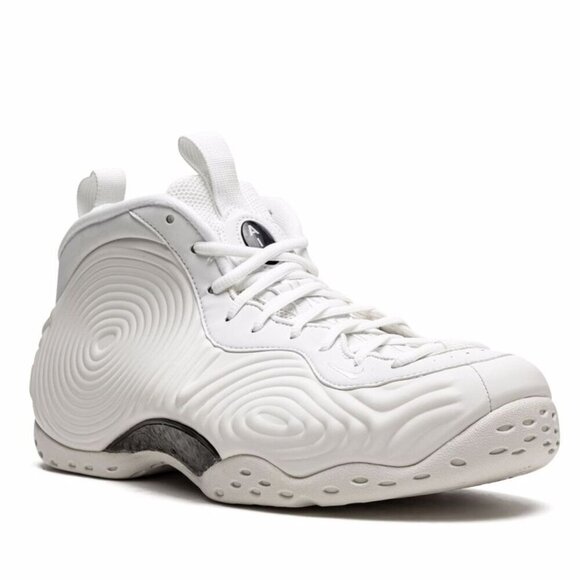 Nike COMME des GARCONS Homme Plus Nike Foamposite in White New with Box Sneakers - Picture 1 of 16